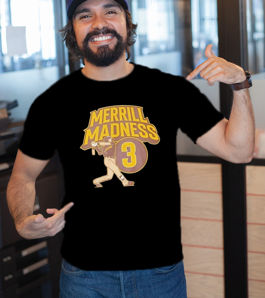 Merrill Madness 3 Jackson San Diego Padres T-Shirt