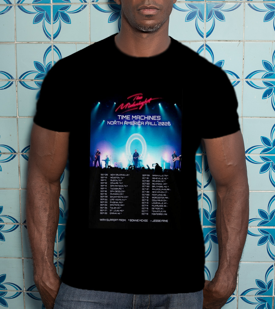The Midnight Time Machines Tour North America Fall 2026 T-Shirt