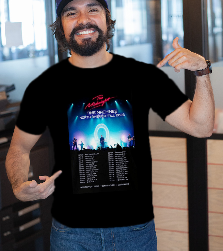 The Midnight Time Machines Tour North America Fall 2026 T-Shirt