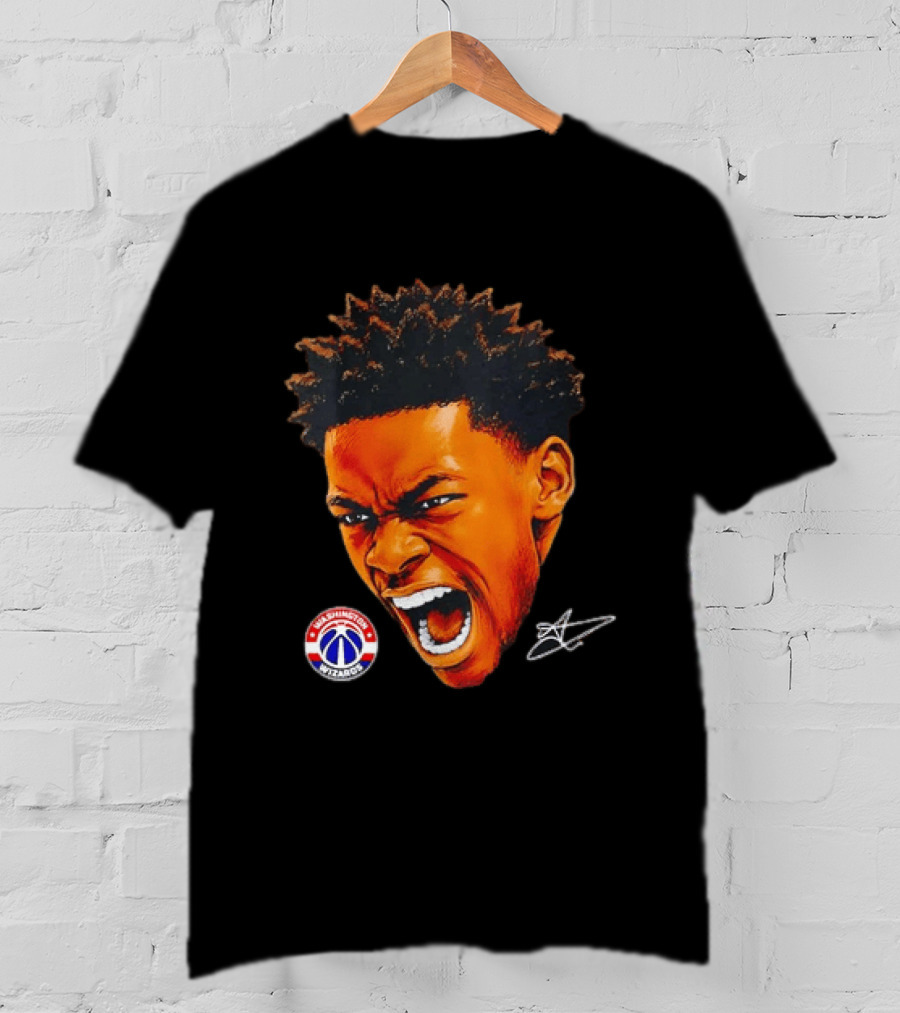 Washington Wizards Player Intense Expression NBA Basketball T-Shirt