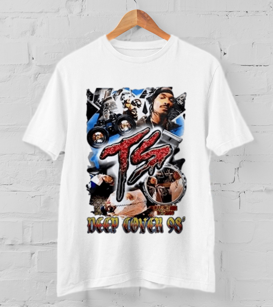 Toney Starks Deep Cover 98 RIP Big Pun 90s Rap Album Mashup T-Shirt