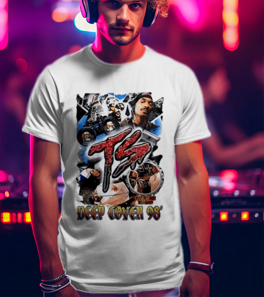 Toney Starks Deep Cover 98 RIP Big Pun 90s Rap Album Mashup T-Shirt