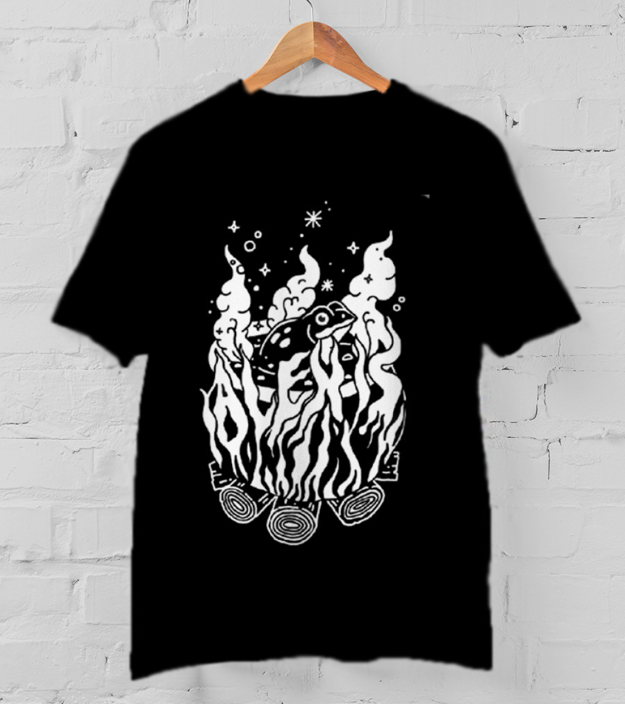 Alexisonfire Crisis 2026 Exclusive Tour 20 Years Anniversary Burning Log T-Shirt