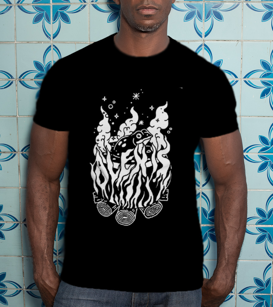Alexisonfire Crisis 2026 Exclusive Tour 20 Years Anniversary Burning Log T-Shirt