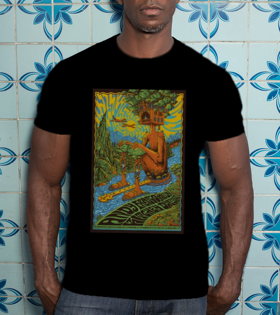 Andy Frasco Aug 14 2026 Atomic Block Party St. Louis MO Psychedelic T-Shirt
