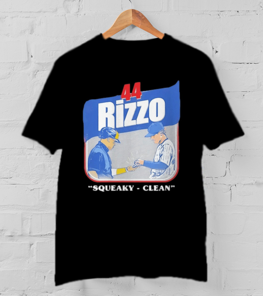 Anthony Rizzo 44 Squeaky Clean Baseball Exchange T-Shirt
