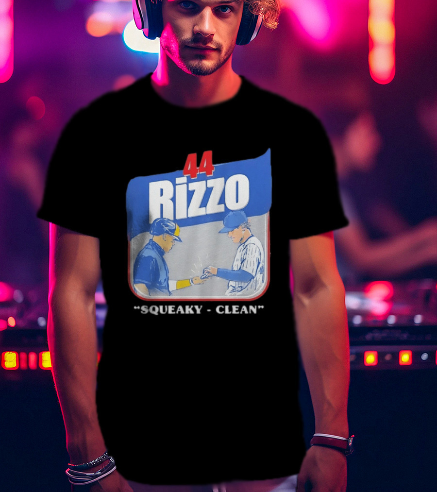 Anthony Rizzo 44 Squeaky Clean Baseball Exchange T-Shirt
