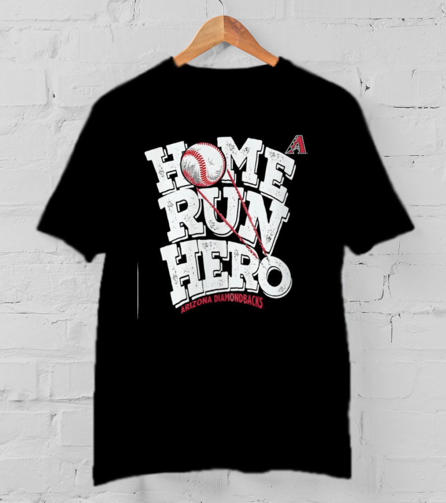 Arizona Diamondbacks Home Run Hero Baseball MLB Fan T-Shirt