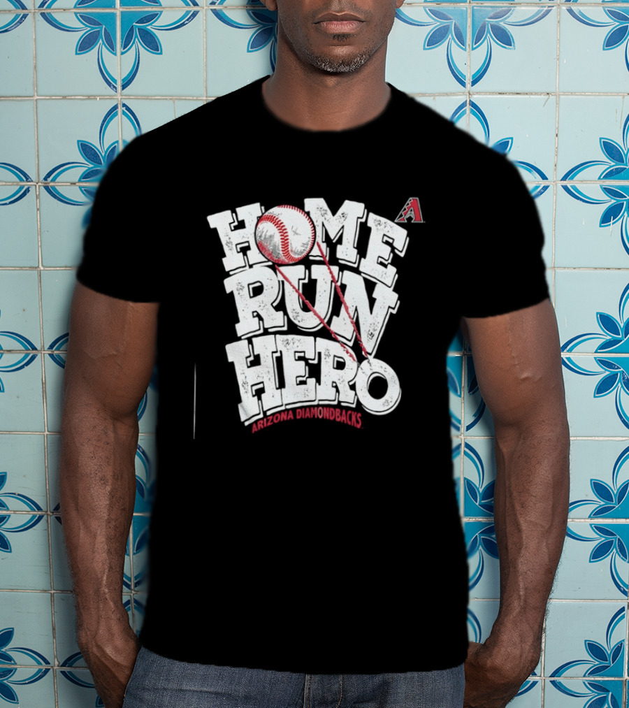 Arizona Diamondbacks Home Run Hero Baseball MLB Fan T-Shirt
