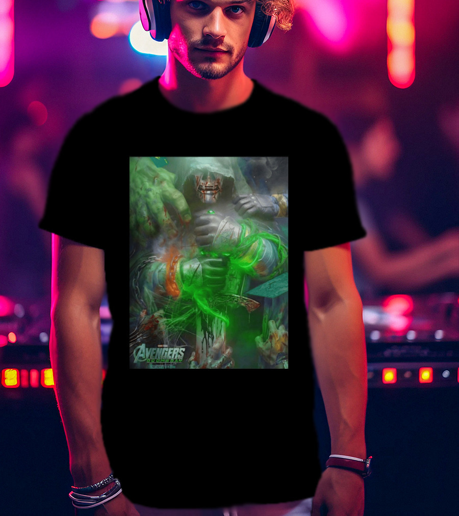 Avengers Doomsday Infinity Vision Powered Heroes Chaos T-Shirt