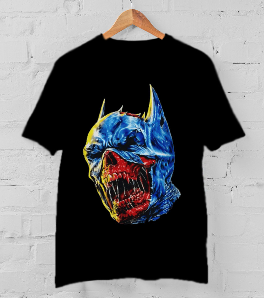 Batman DCeased Zombie Skull DC Comics Villainous Visage T-Shirt