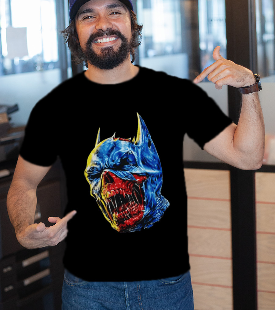 Batman DCeased Zombie Skull DC Comics Villainous Visage T-Shirt