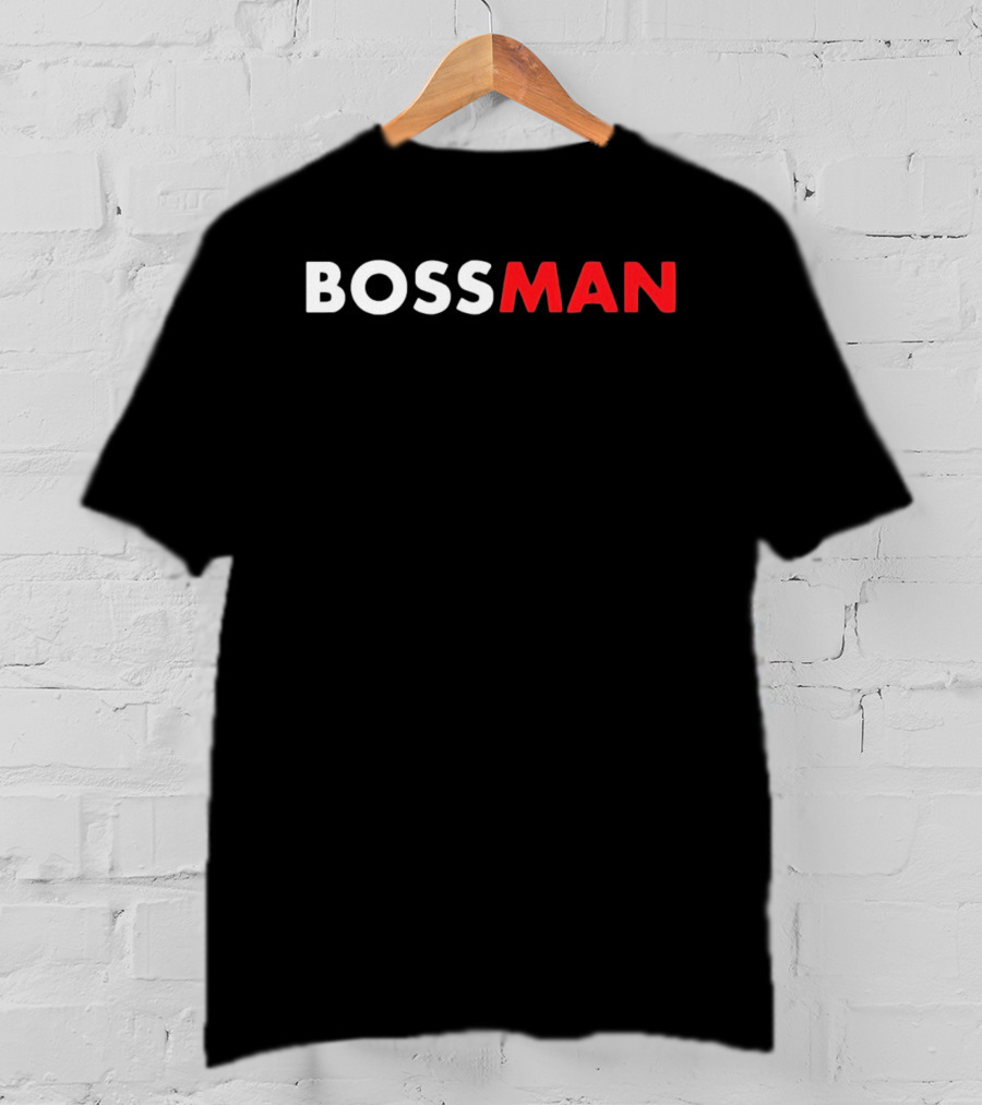 BOSSMAN Bold Statement Red And White T-Shirt
