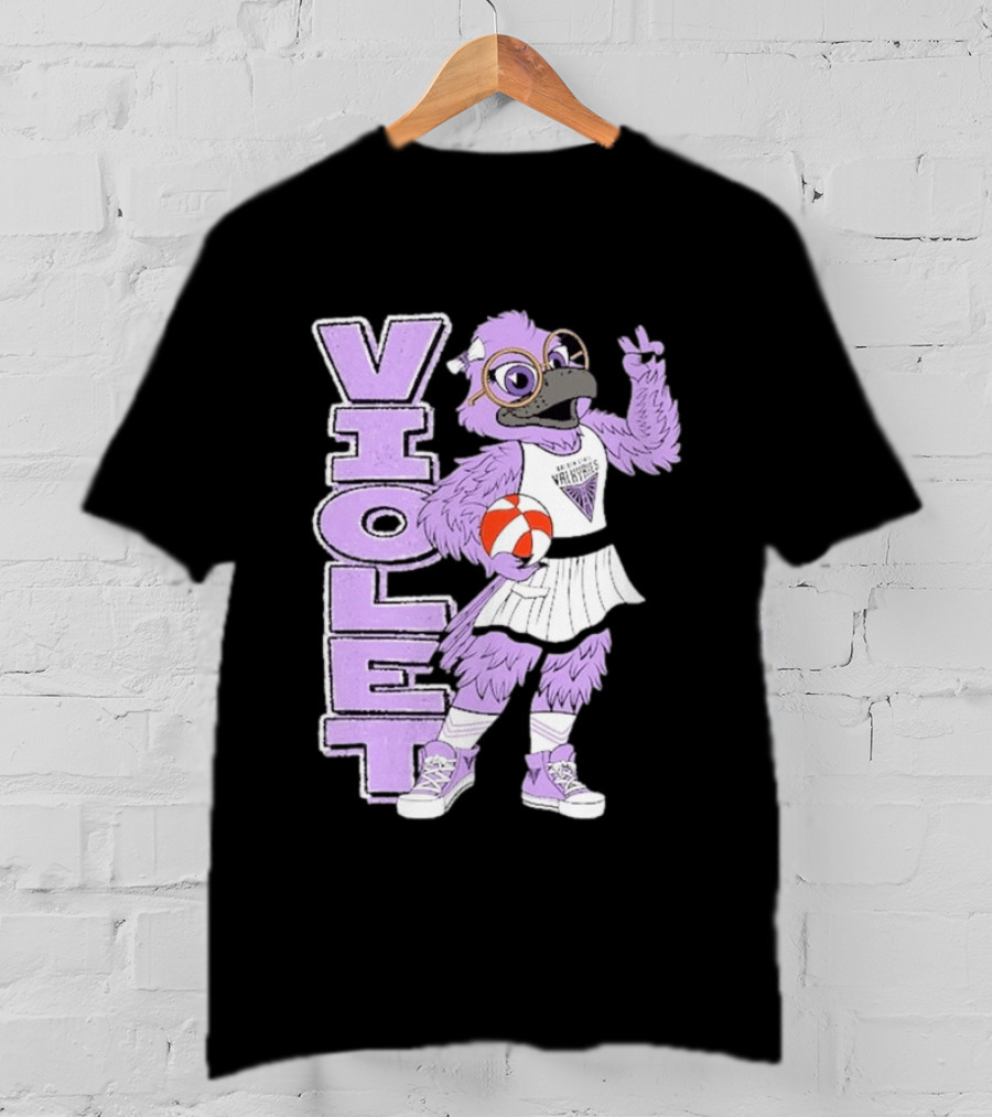Golden State Valkyries Oaklandish Violet Mascot Basketball T-Shirt