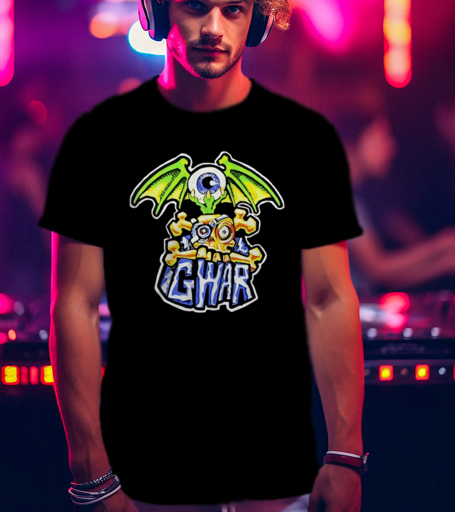 Gwar Winged Eyeball Skull Heavy Metal T-Shirt