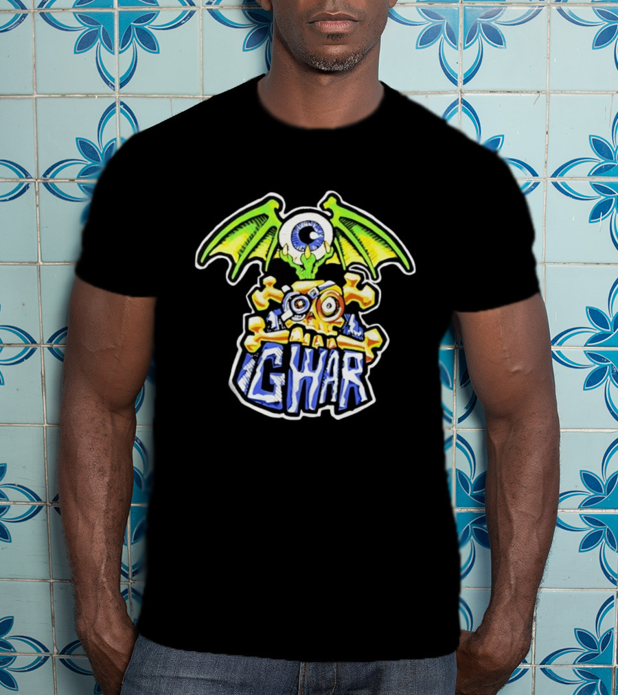 Gwar Winged Eyeball Skull Heavy Metal T-Shirt