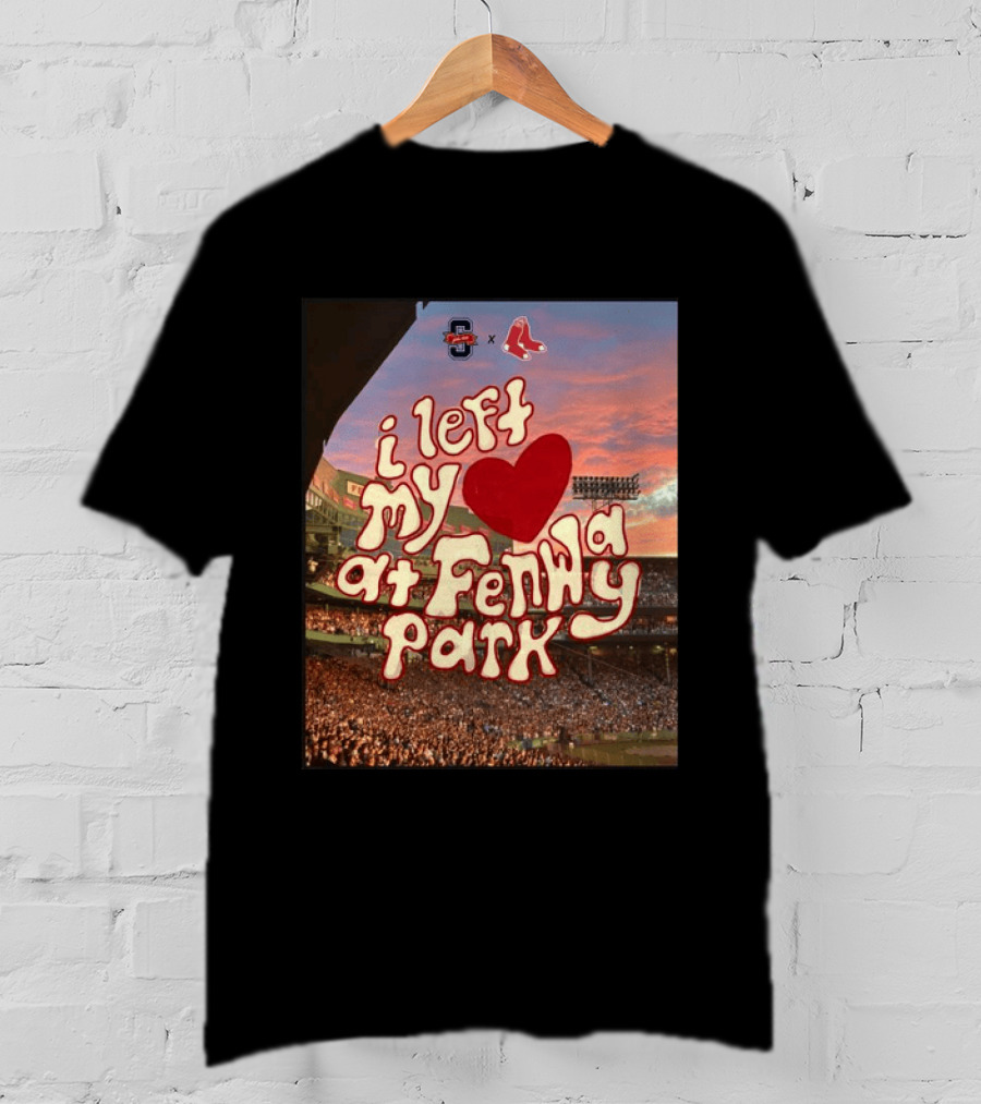 Cleveland Guardians Boston Red Sox I Left My Heart At Fenway Park T-Shirt