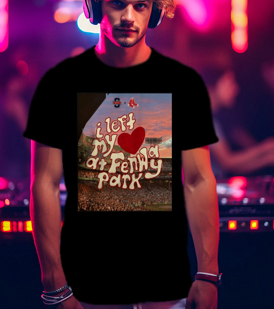 Cleveland Guardians Boston Red Sox I Left My Heart At Fenway Park T-Shirt