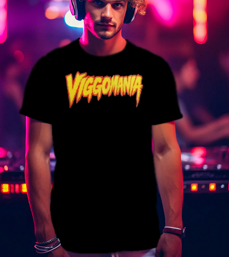 VIGGOMANIA Bold Retro Style Text Trend T-Shirt