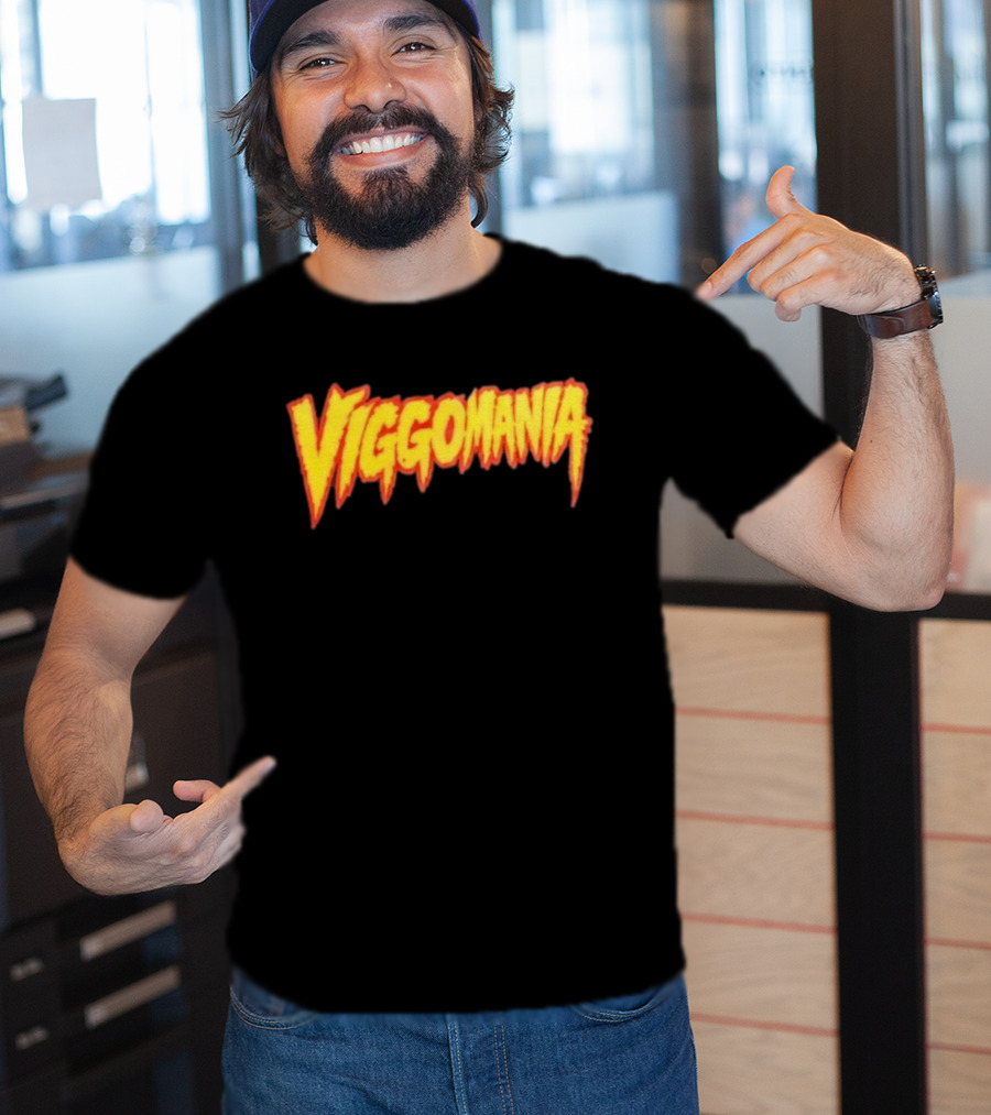 VIGGOMANIA Bold Retro Style Text Trend T-Shirt