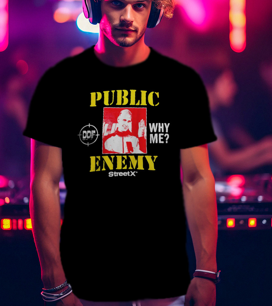 Dan Richardson Western Bulldogs Public Enemy Why Me StreetX DDF T-Shirt