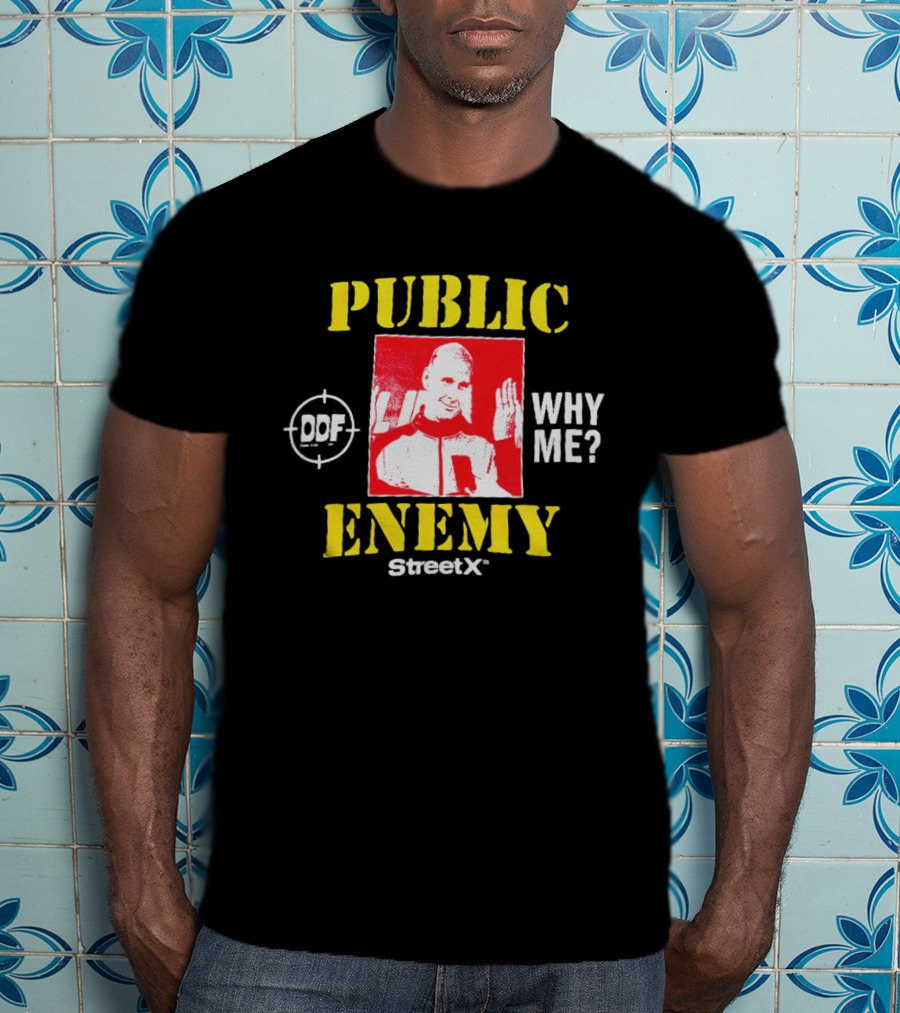 Dan Richardson Western Bulldogs Public Enemy Why Me StreetX DDF T-Shirt