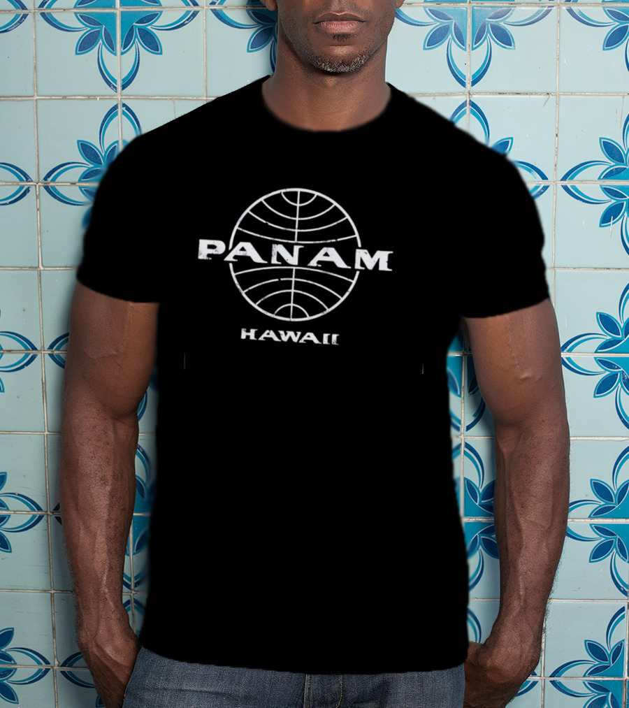 Pan Am Hawaii Distressed Globe Aviation T-Shirt