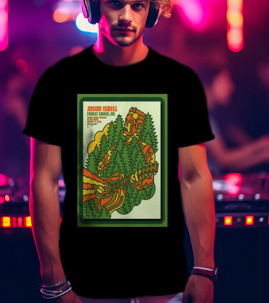 Jason Isbell Forest Grove OR Grand Lodge Concerts Aug 14 2026 T-Shirt