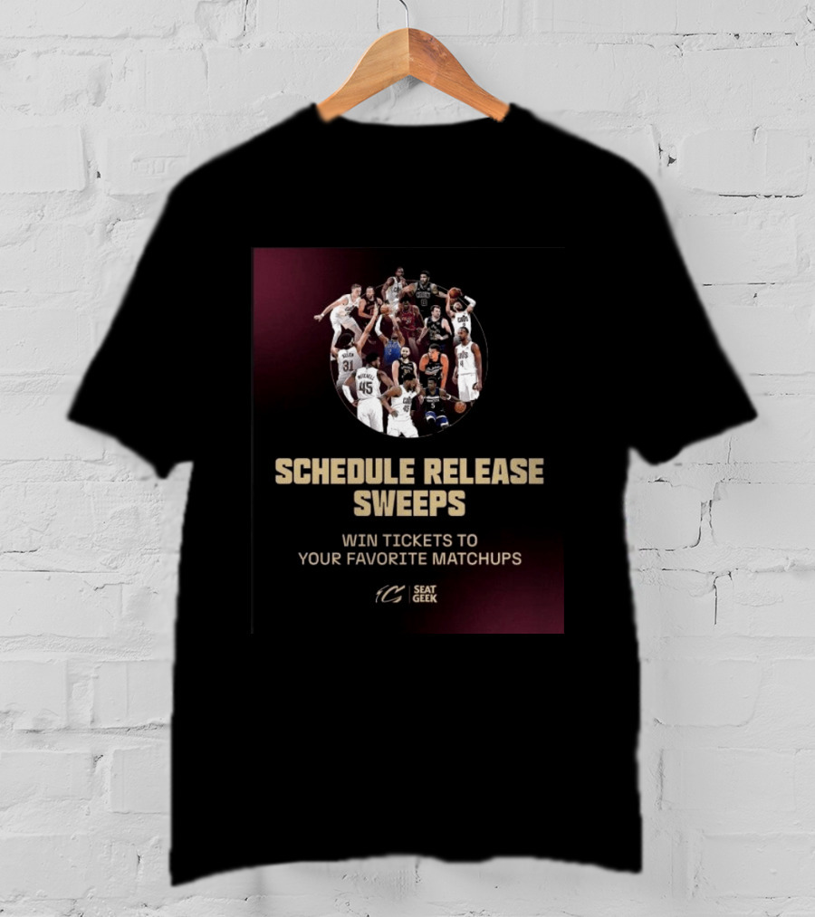 Schedule Release Sweeps Win Tickets To Your Favorite Matchups Seatgeek T-Shirt