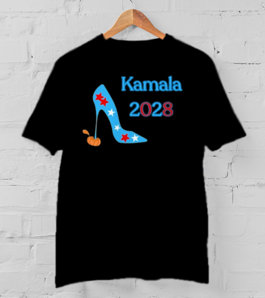 Kamala 2028 High Heel Stars Fun Election T-Shirt