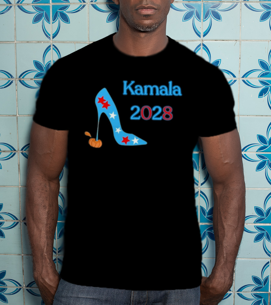 Kamala 2028 High Heel Stars Fun Election T-Shirt