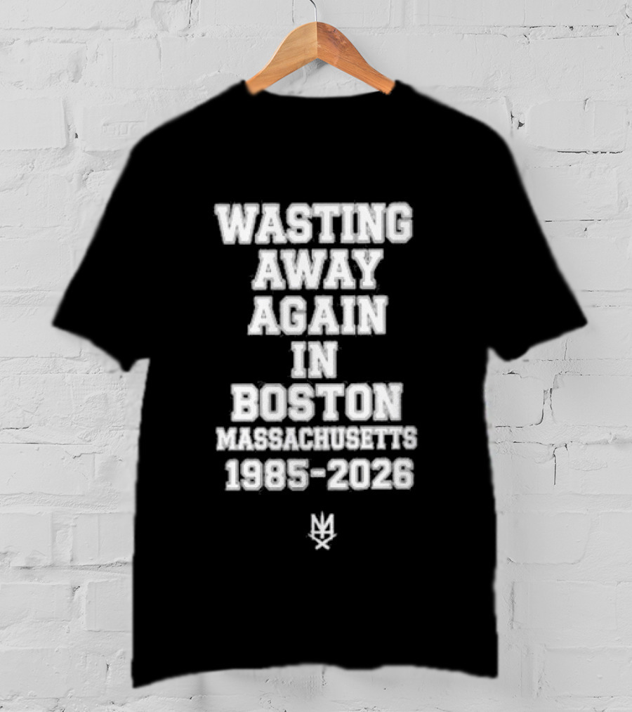Slapshot Wasting Away Again In Boston Massachusetts 1985 2026 T-Shirt