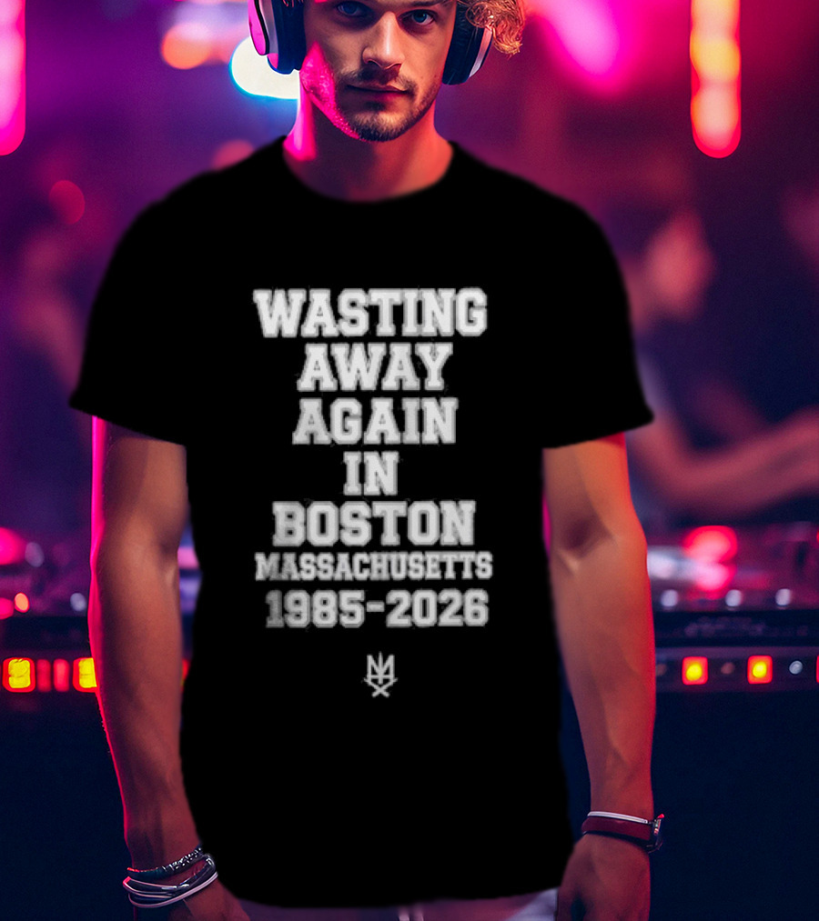Slapshot Wasting Away Again In Boston Massachusetts 1985 2026 T-Shirt