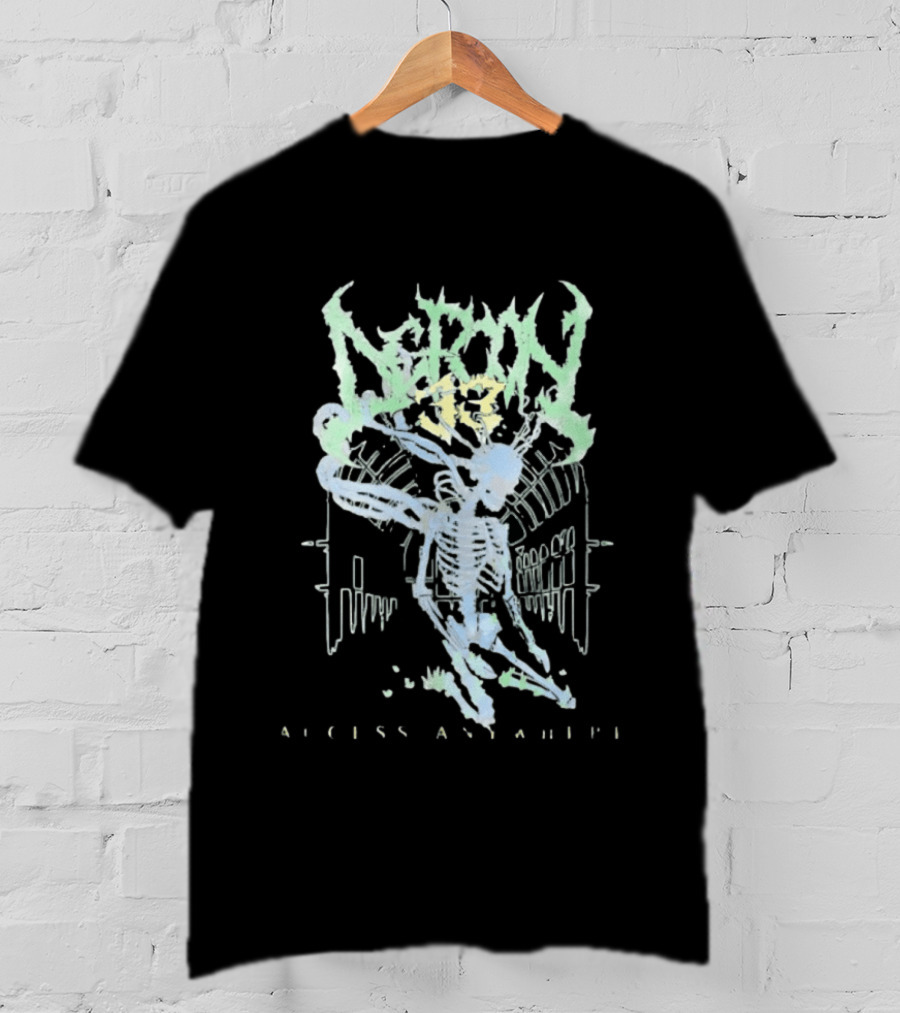 Neron 13 Skeleton Access Anywhere Metal Band T-Shirt