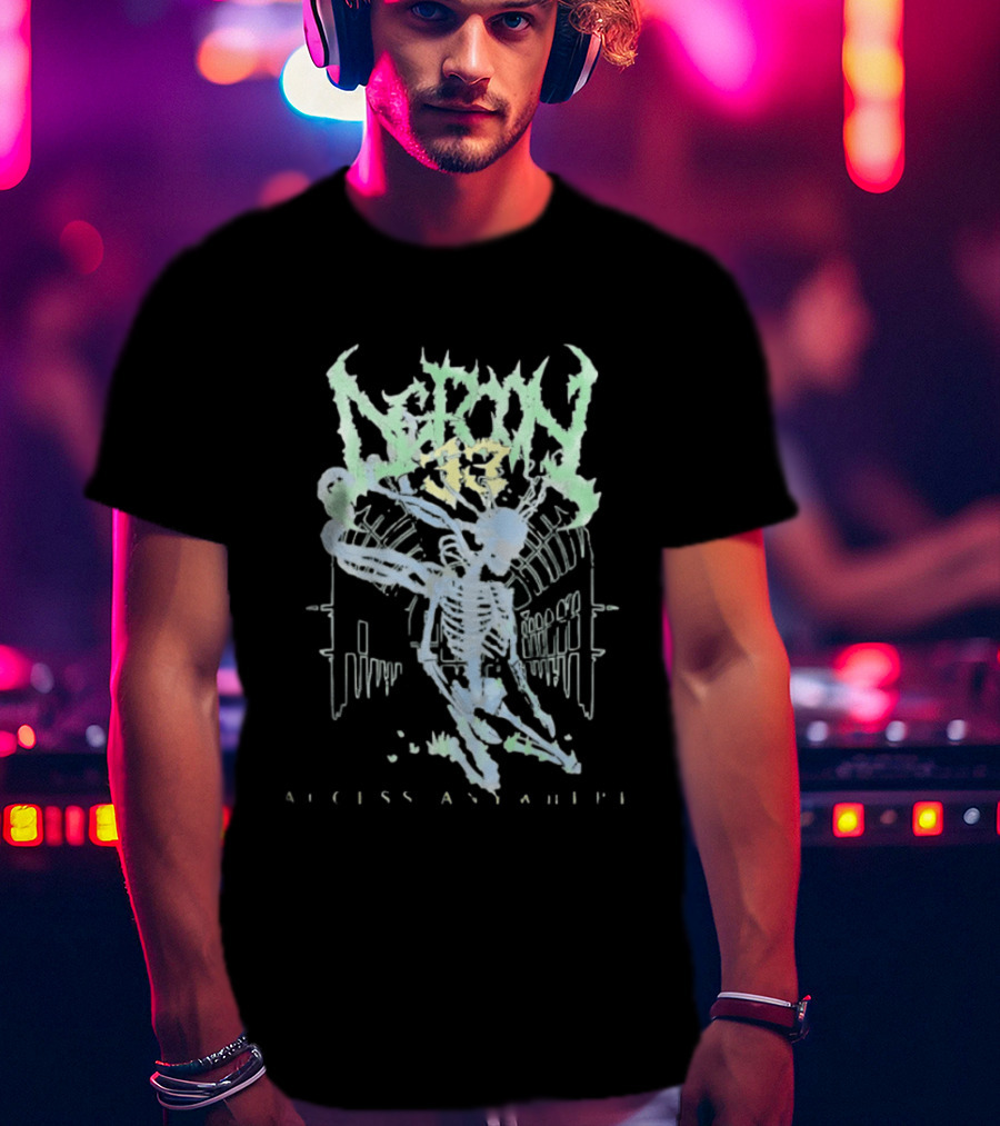 Neron 13 Skeleton Access Anywhere Metal Band T-Shirt