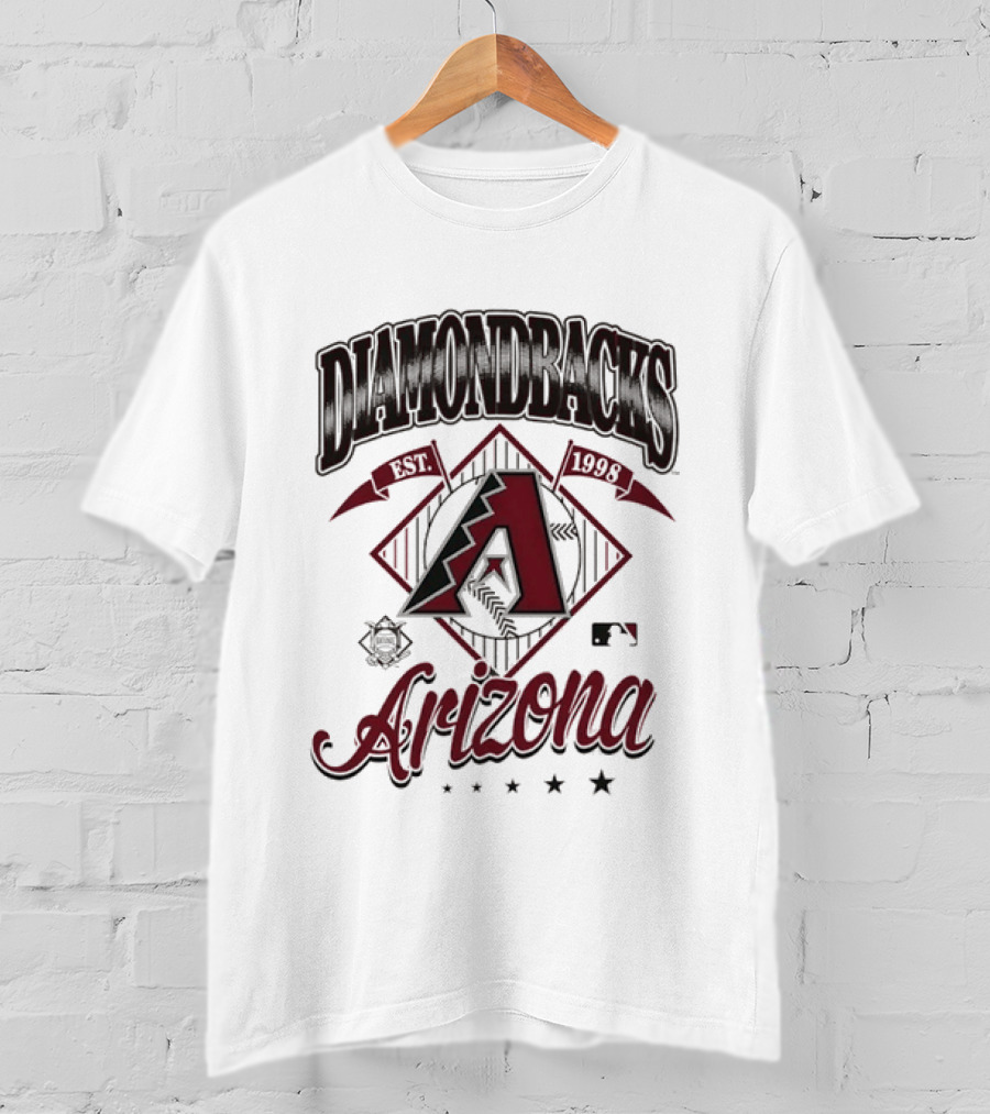 Arizona Diamondbacks Est 1998 Team A Logo MLB T-Shirt
