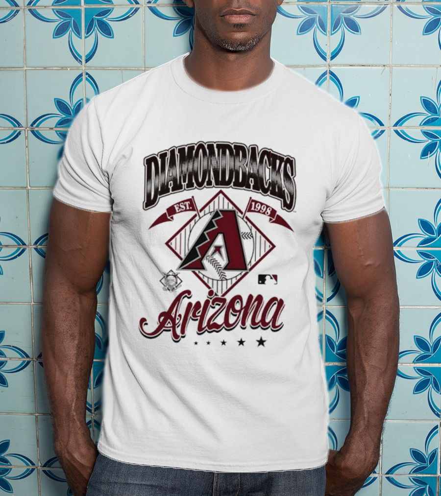Arizona Diamondbacks Est 1998 Team A Logo MLB T-Shirt