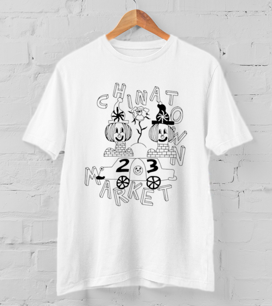 Chinatown Market 2023 Cartoon Clown And Mouse Characters T-Shirt