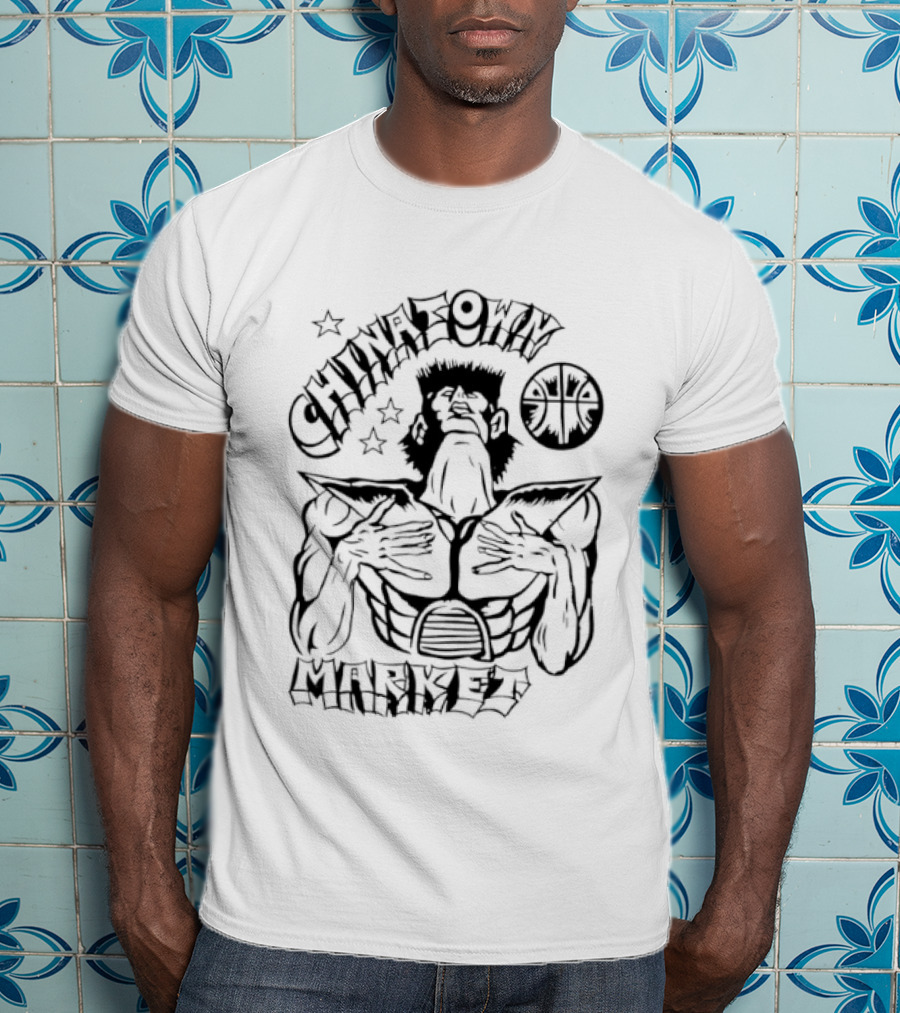 Chinatown Market Muscle Basketball Streetwear T-Shirt