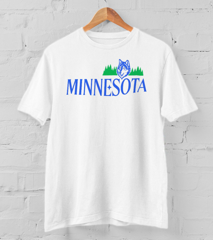Minnesota Timberwolves Wolf Forest T-Shirt