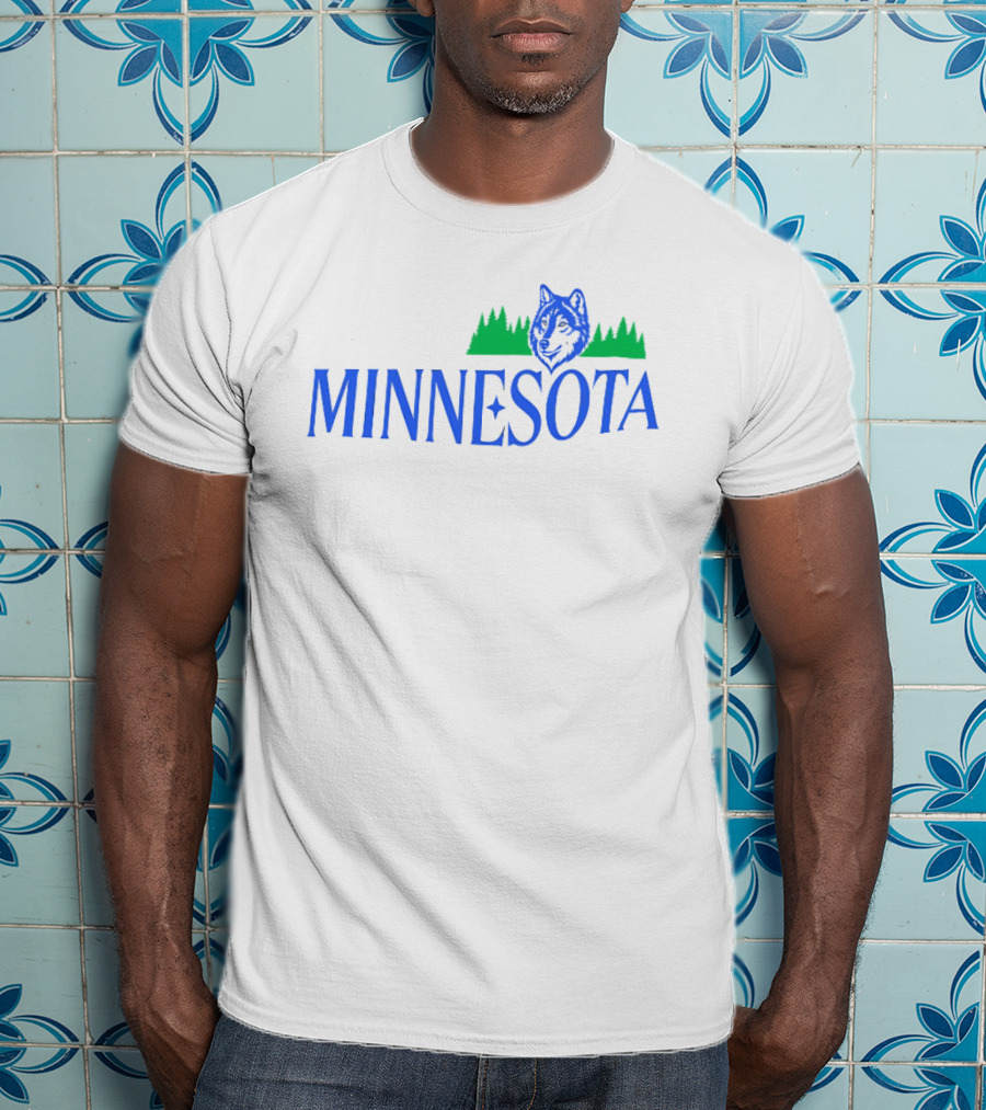 Minnesota Timberwolves Wolf Forest T-Shirt