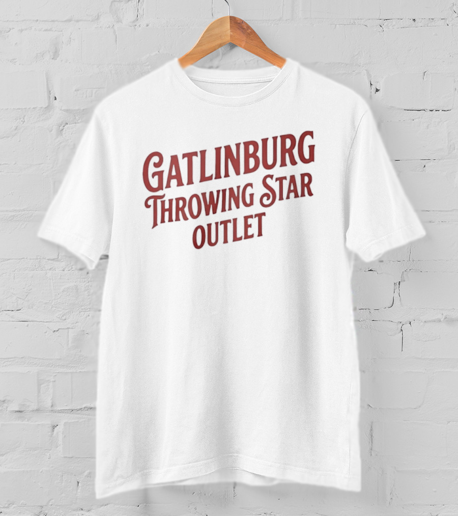 Gatlinburg Throwing Star Outlet Novelty T-Shirt