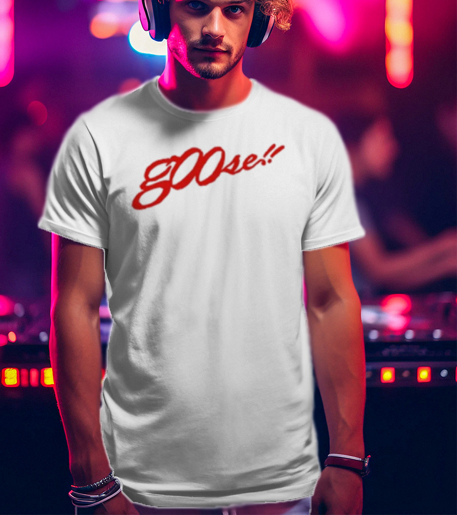 Grent Perez G00se Baseball Red Script T-Shirt