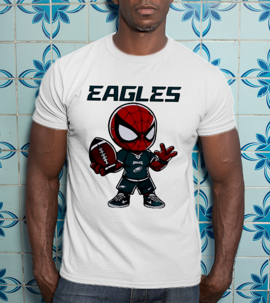 Spider Man Eagles Football Jersey Personalized Philadelphia Edition T-Shirt