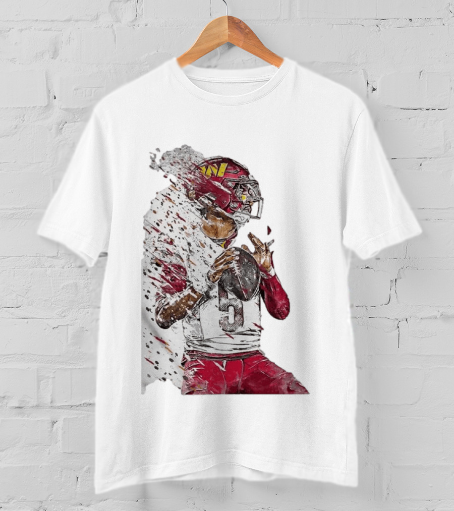 Jayden Daniels Washington Commanders Quarterback Football T-Shirt