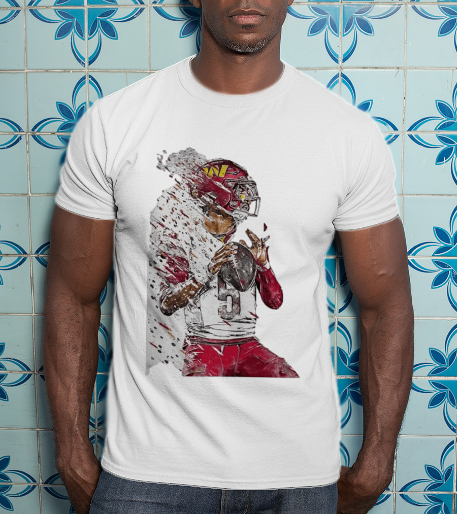 Jayden Daniels Washington Commanders Quarterback Football T-Shirt