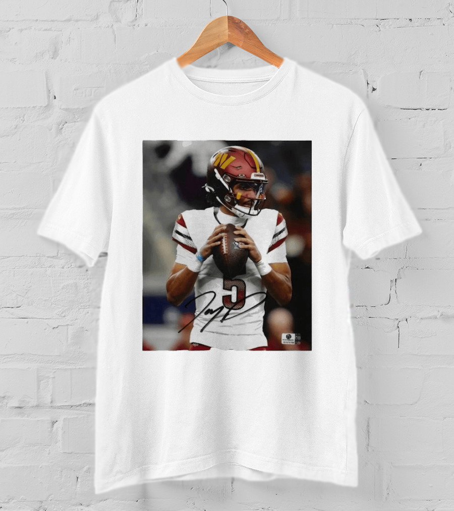Jayden Daniels Washington Commanders Football Player Number 3 T-Shirt