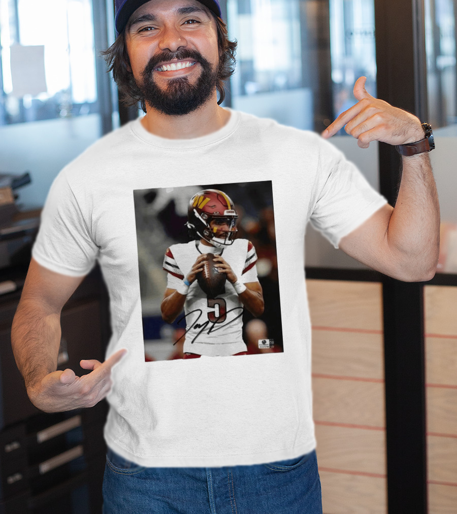 Jayden Daniels Washington Commanders Football Player Number 3 T-Shirt