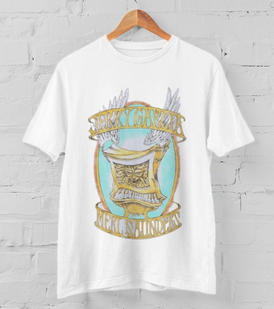 Jerry Garcia Merl Saunders Winged Piano Collaboration T-Shirt