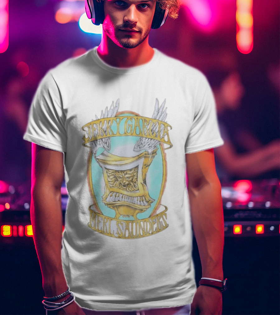 Jerry Garcia Merl Saunders Winged Piano Collaboration T-Shirt